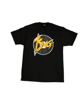 Black "TrackStarzMusicGroup" T-Shirt