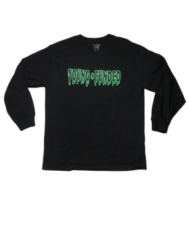 Black&Green "Young$Funded" Long sleeve