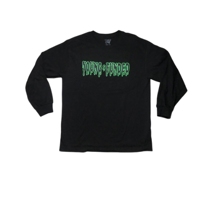 Black&Green "Young$Funded" Long sleeve
