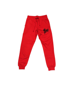 Red TrackStarzMusicGroup" Jogger Suit