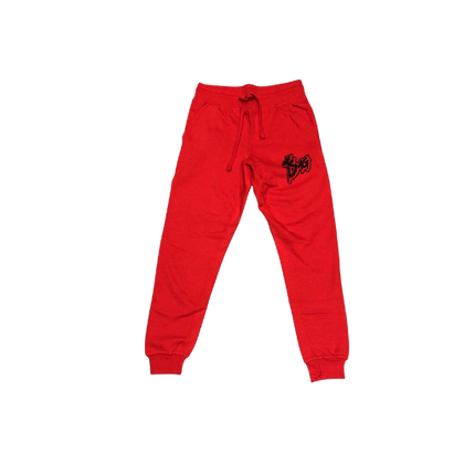 Red TrackStarzMusicGroup" Jogger Suit